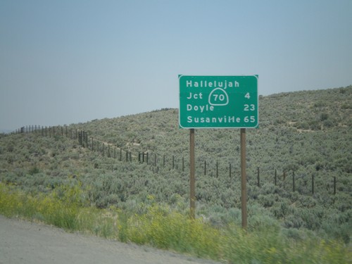 US-395 North - Distance Marker