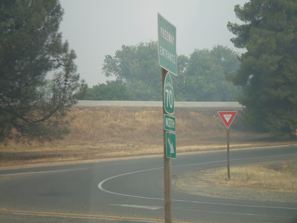 CA-162 West at CA-70 North