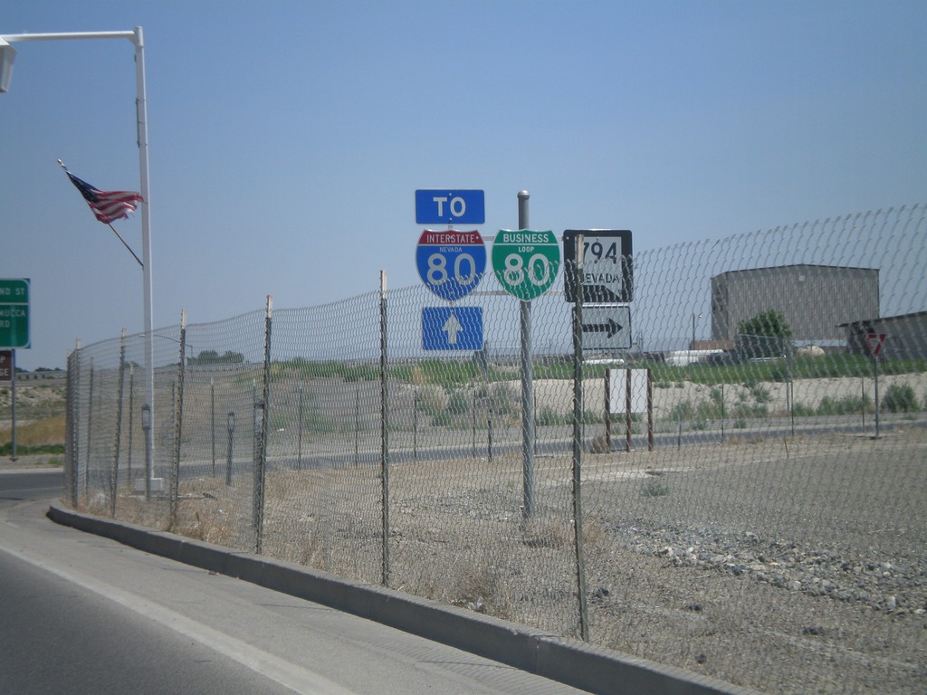 BL-80/NV-289 East at NV-794