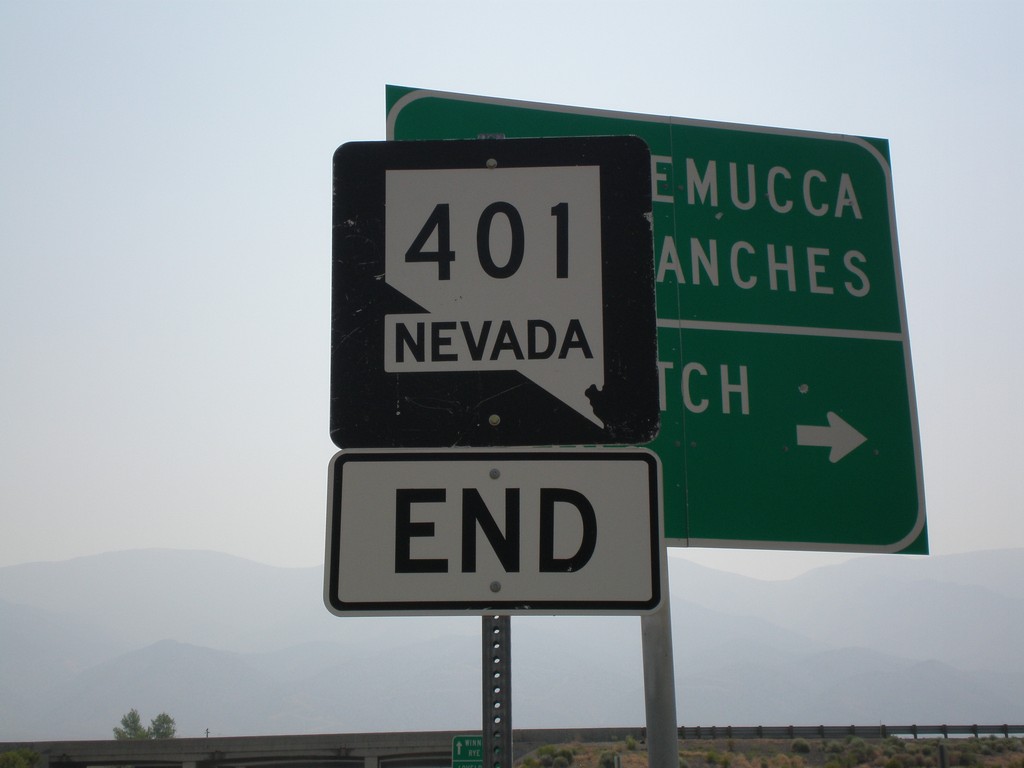 End NV-401 at I-80