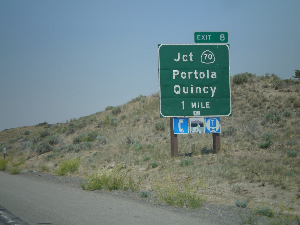 US-395 North Approaching Exit 8