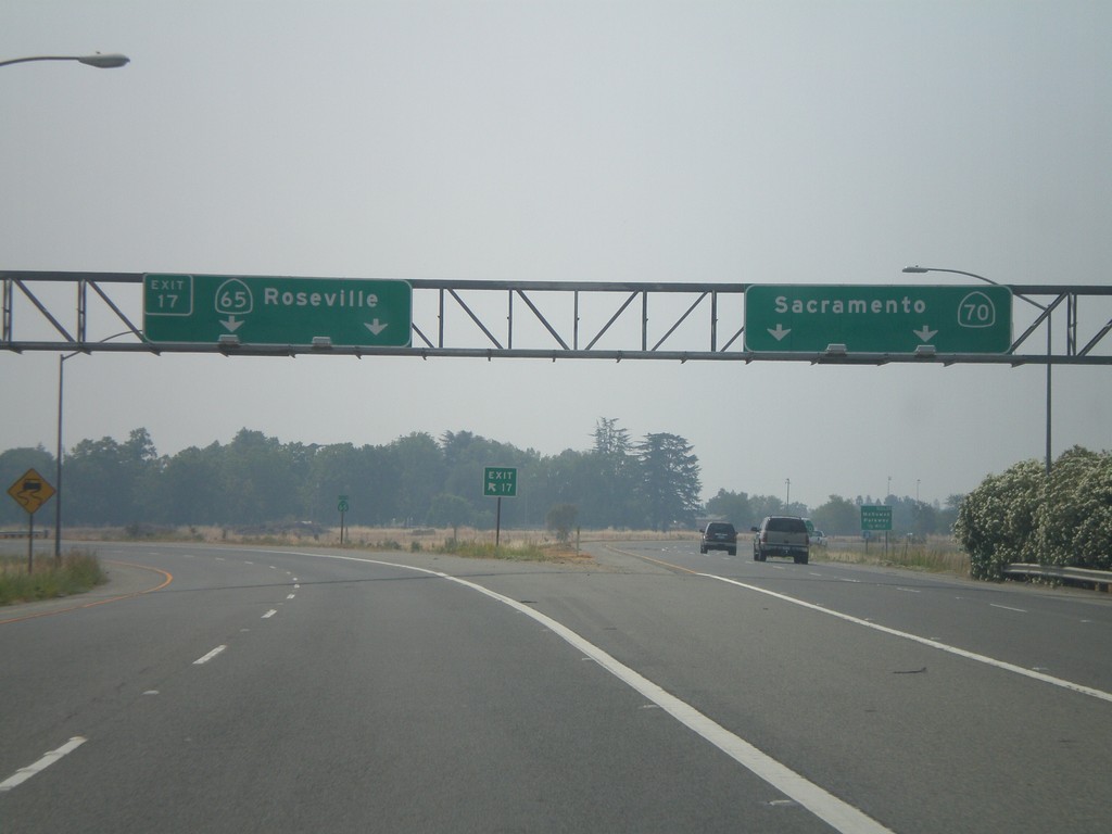 CA-70 South Exit 17