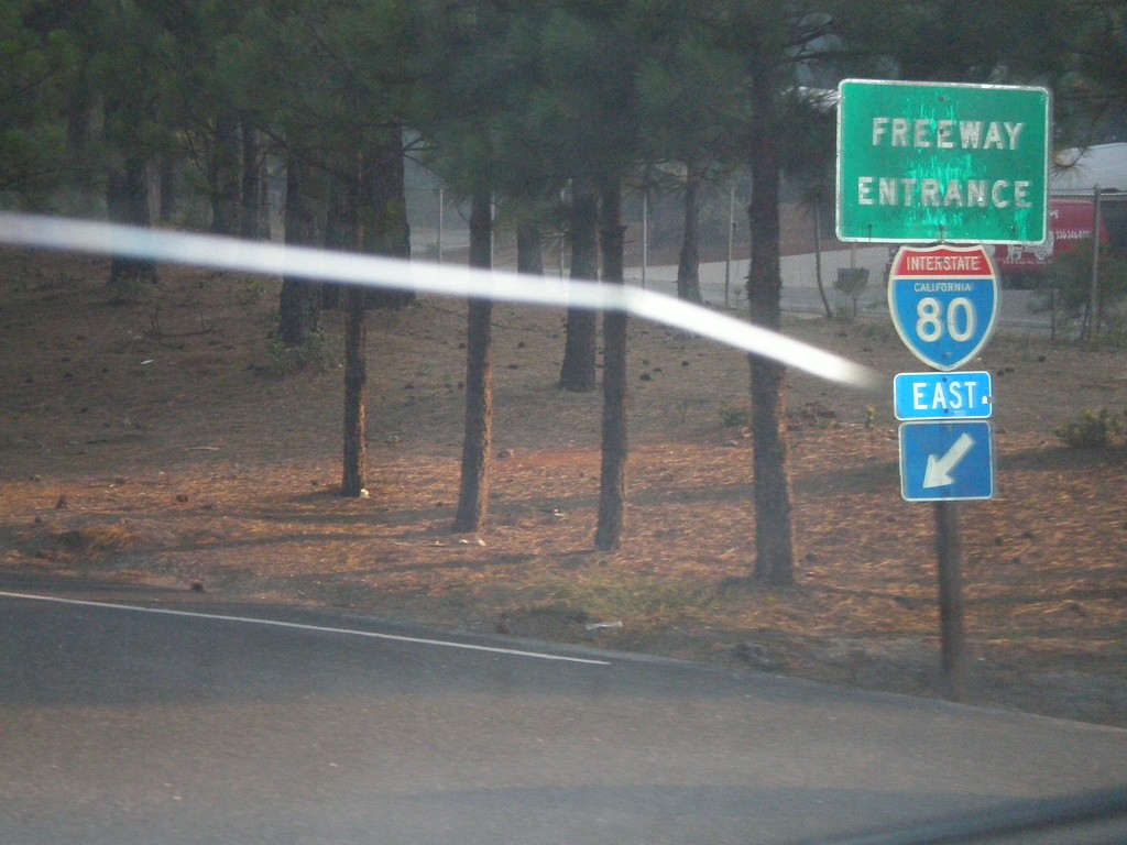 End CA-174 South at I-80 Freeway Entrance