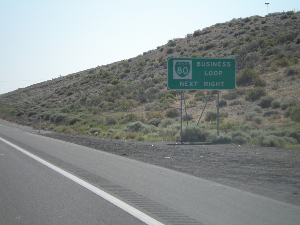 I-80 East Approaching Exit 46