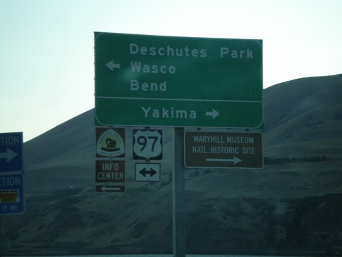 I-84 West Exit 104 Offramp at US-97