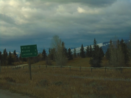 WY-390 South - Distance Marker