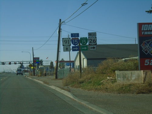 US-26 West/BL-15 South at US-91