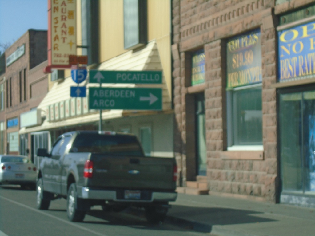 US-91 South at BL-15 - Blackfoot