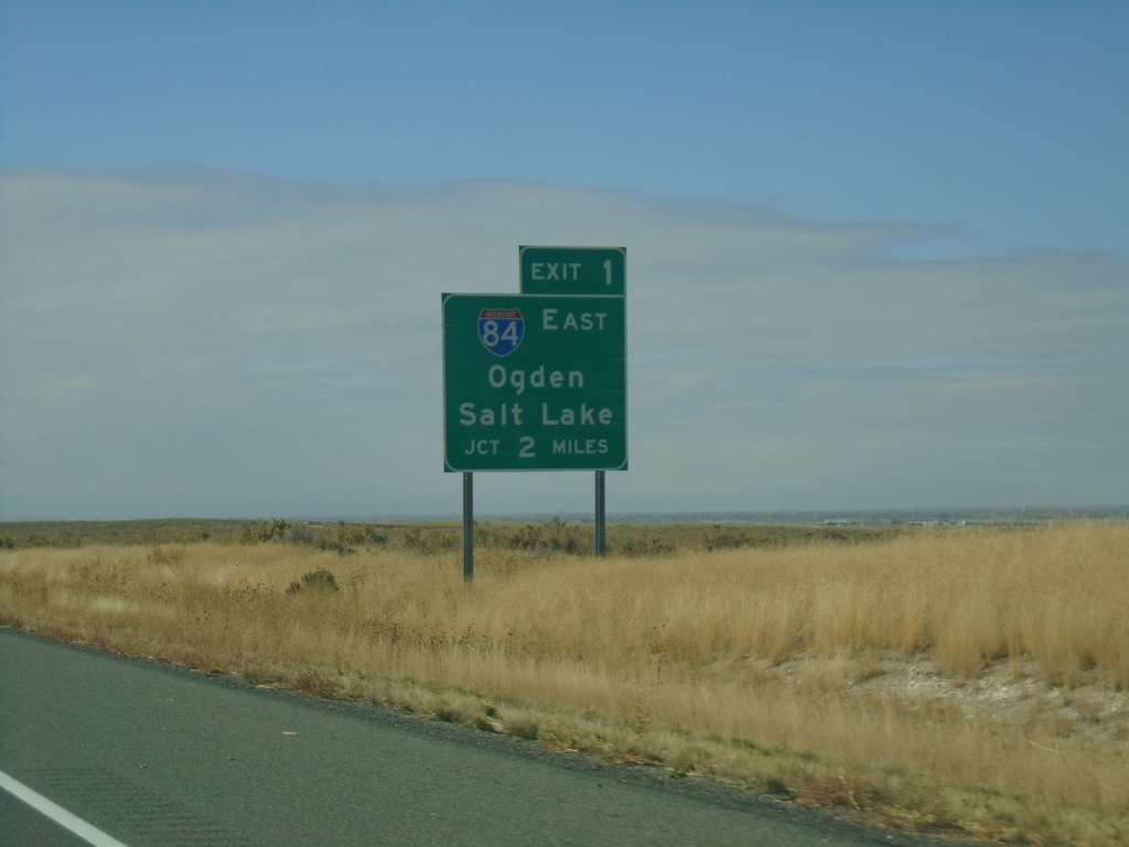 I-86 West Approaching I-84