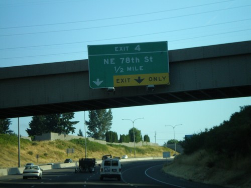 I-5 North - Exit 4