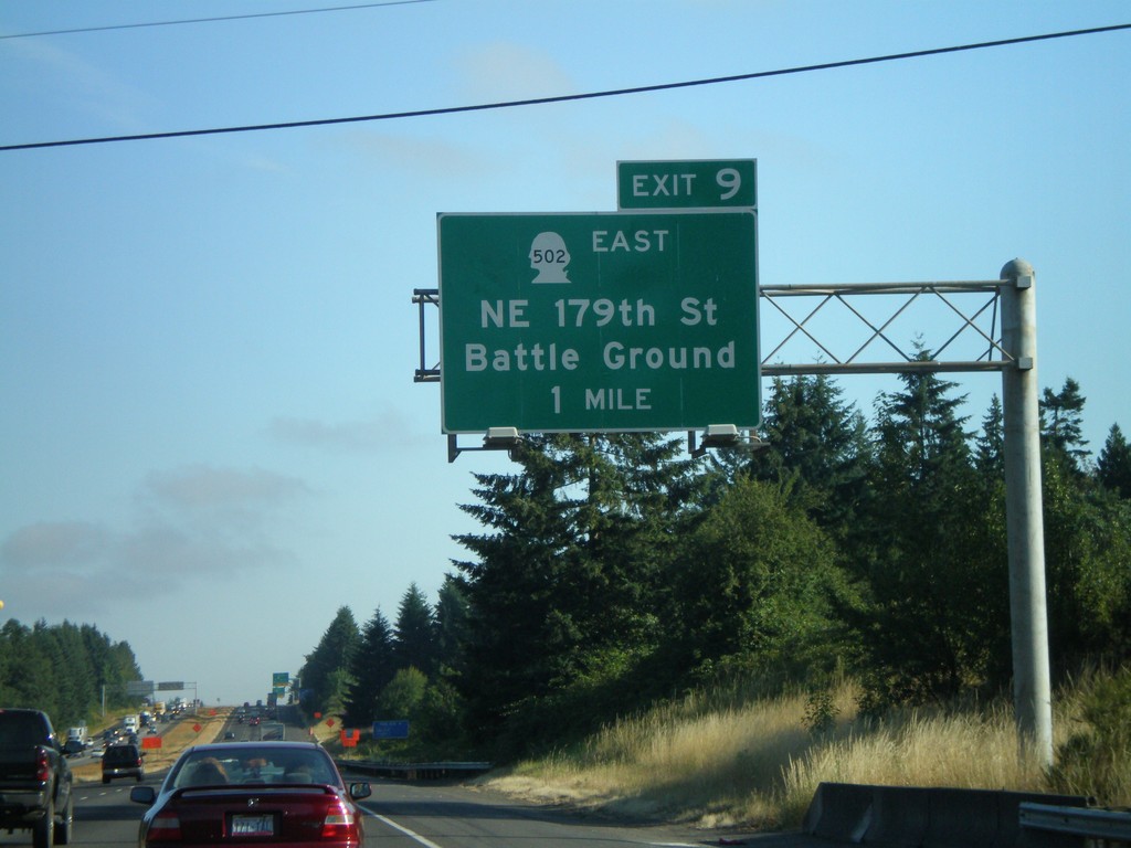 I-5 North - Exit 9