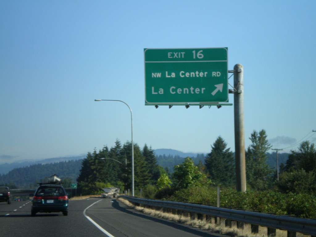 I-5 North - Exit 16