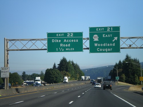 I-5 North - Exit 21