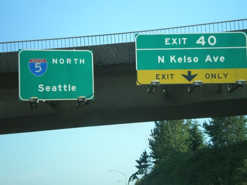 I-5 North - Exit 40