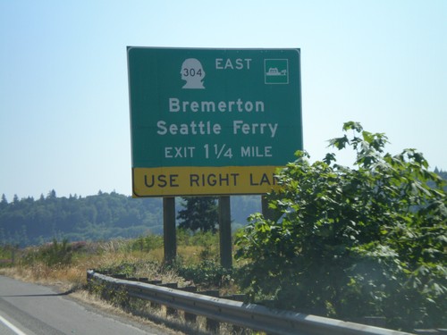 WA-3 North - WA-304 East Exit