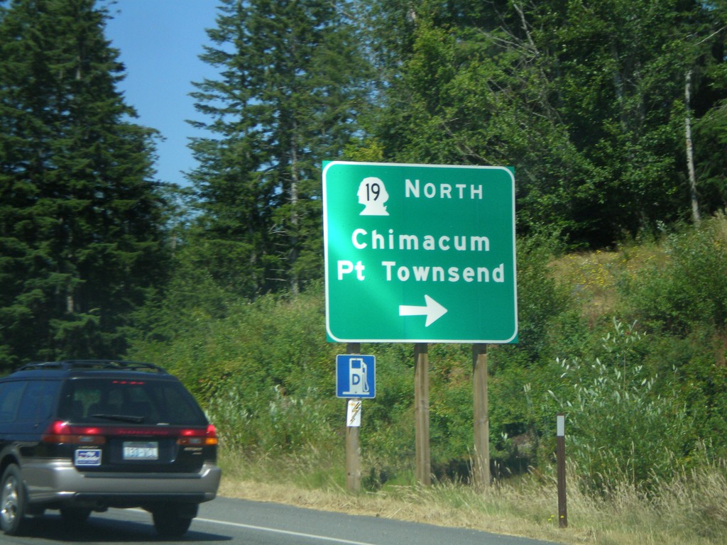 WA-104 West Approaching WA-19