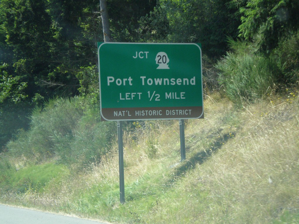 US-101 South Approaching WA-20