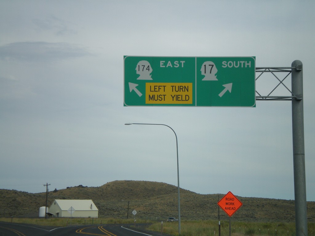 WA-17 South at WA-174 East