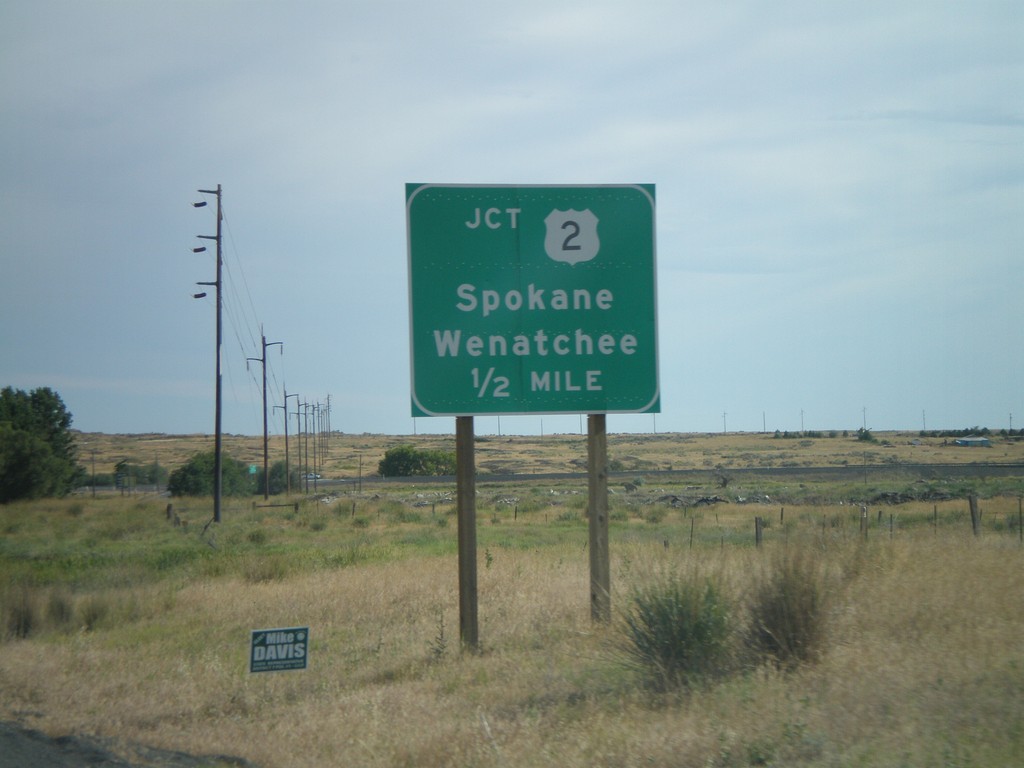 WA-21 South Approaching US-2