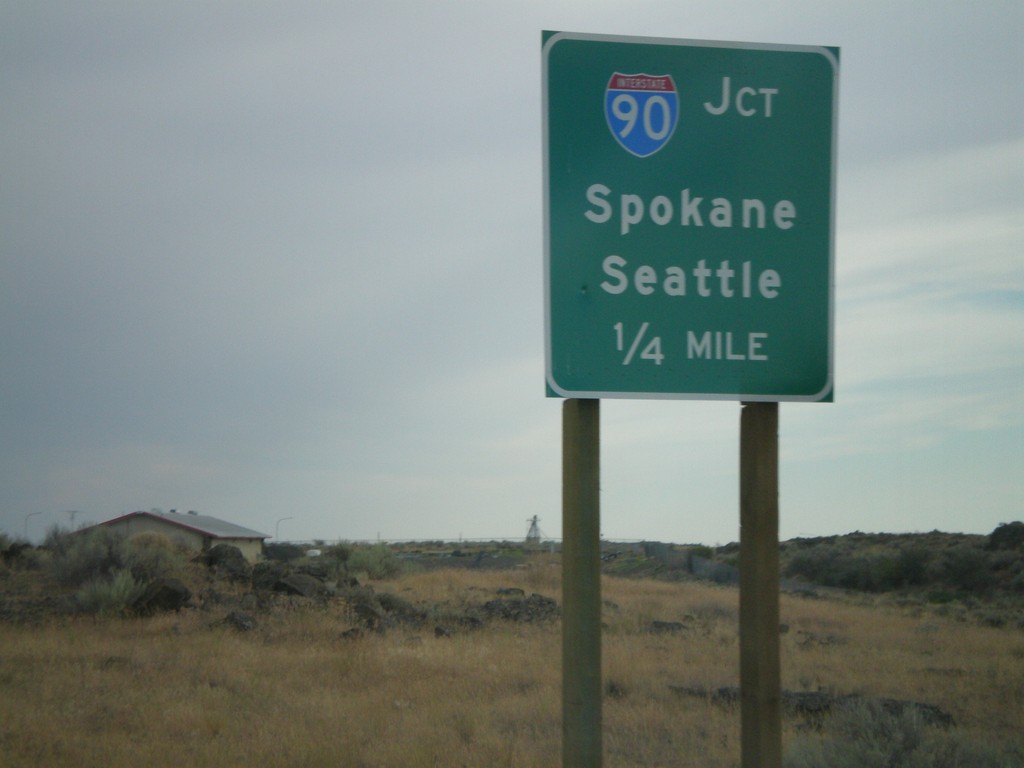 WA-23 South Approaching I-90