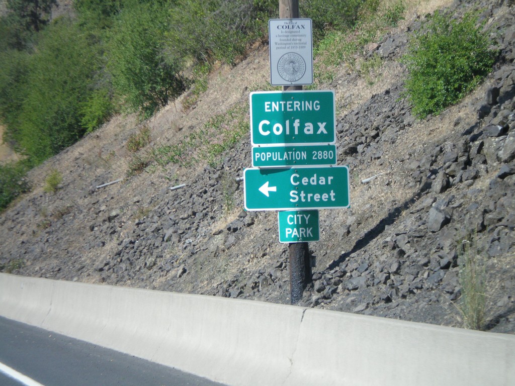 US-195 South - Entering Colfax