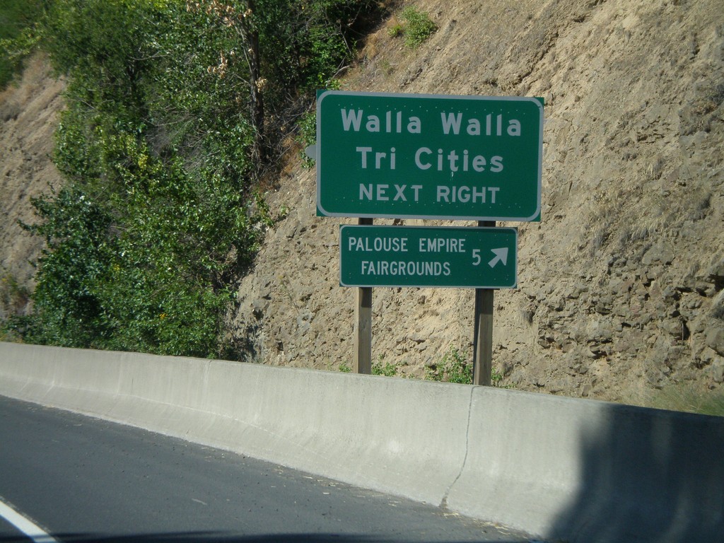 US-195 South Approaching WA-26