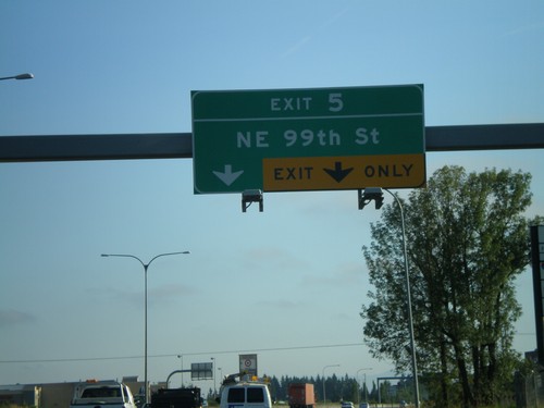 I-5 North - Exit 5