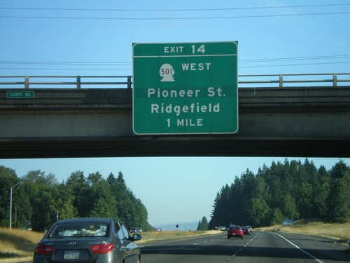 I-5 North - Exit 14