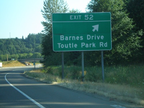 I-5 North - Exit 52