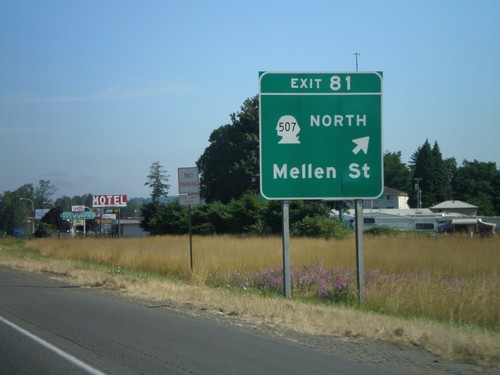 I-5 North - Exit 81