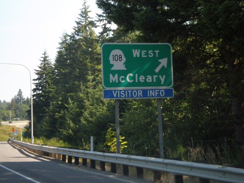 US-101 North - WA-108 West Exit