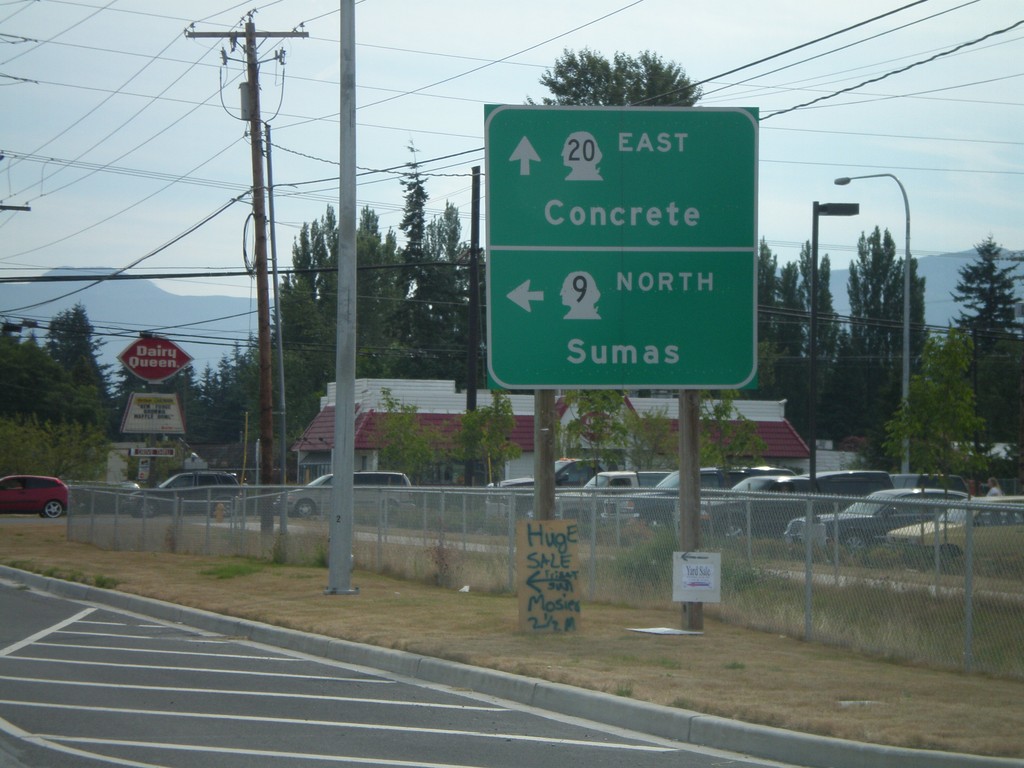 WA-20 East/WA-9 North at WA-9 North