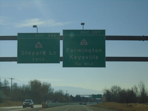 US-89 South - Exits 397 and 396