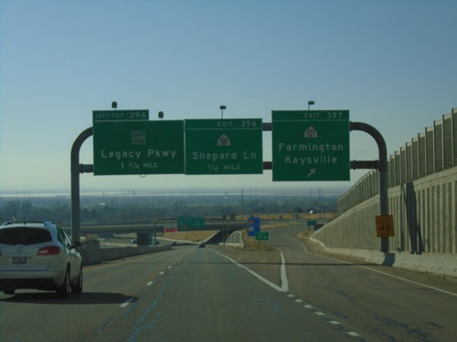 US-89 South - Exits 397, 396, and 394