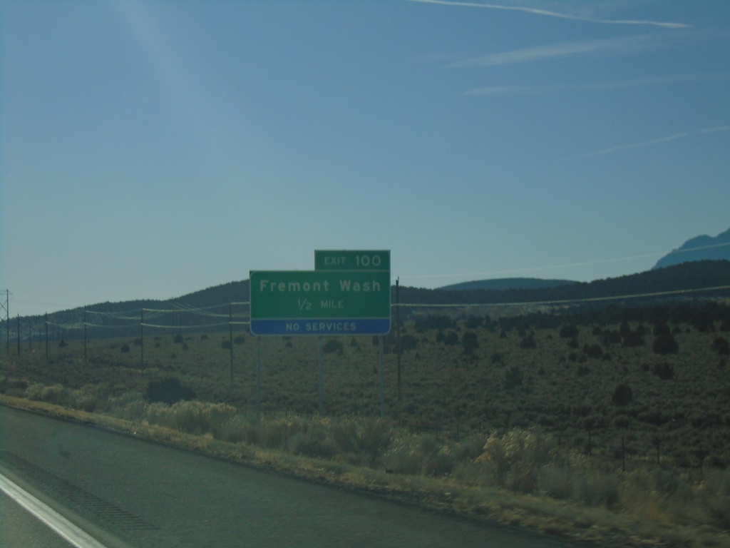 I-15 South - Exit 100