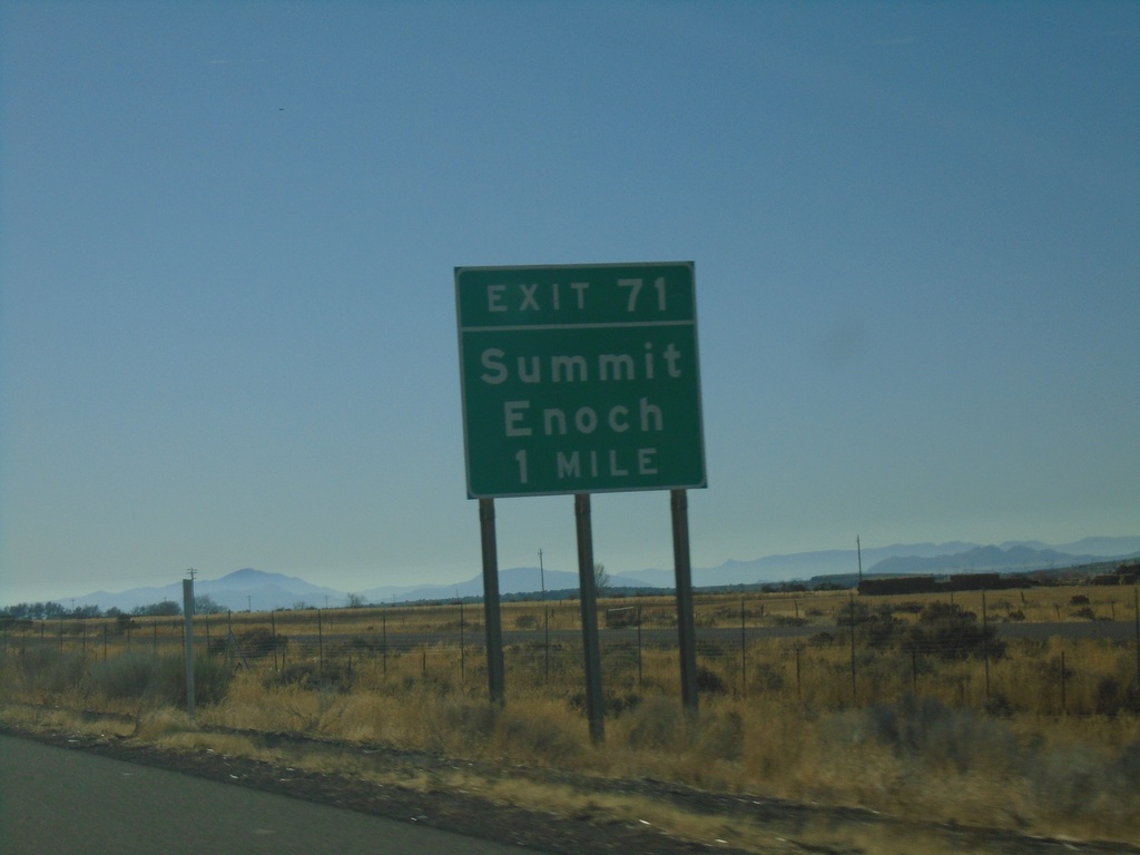 I-15 South - Exit 71