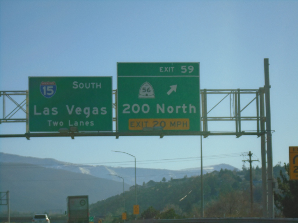 I-15 South - Exit 59