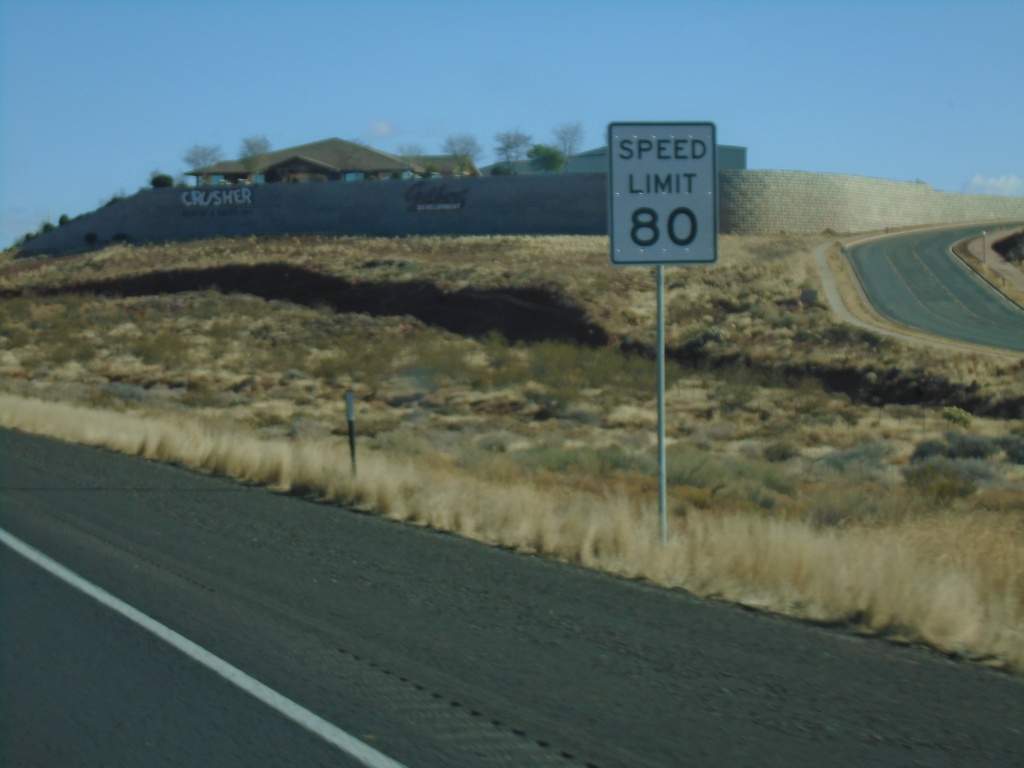 I-15 North - Speed Limit 80