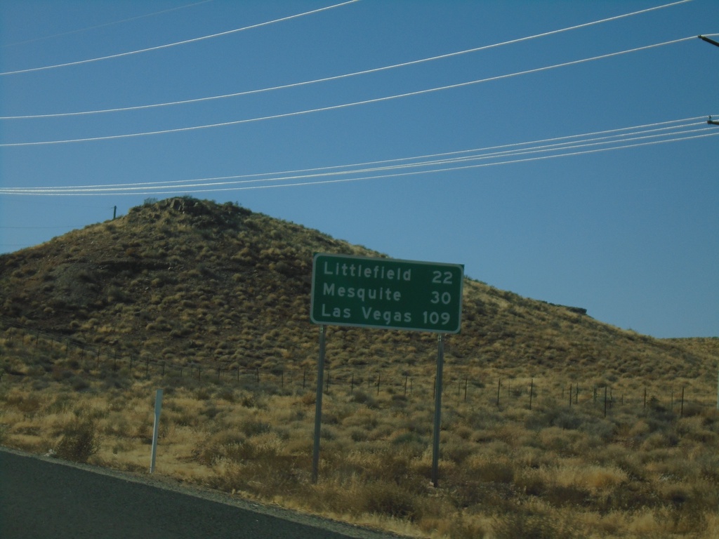 I-15 South - Distance Marker