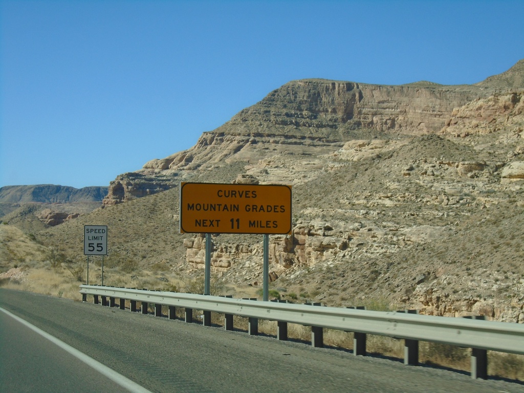 I-15 South - Curves/Mountain Grades