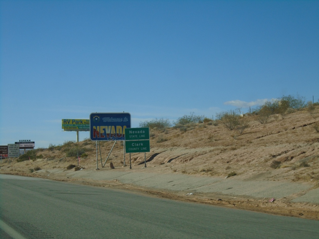 I-15 South - Welcome To Nevada