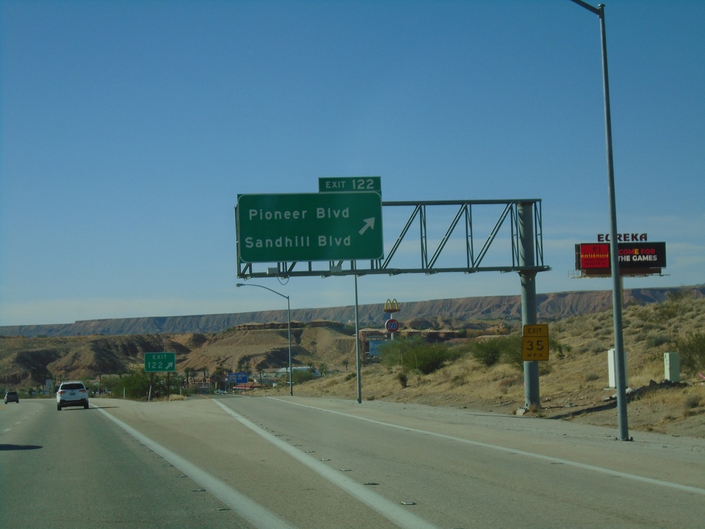 I-15 South - Exit 122