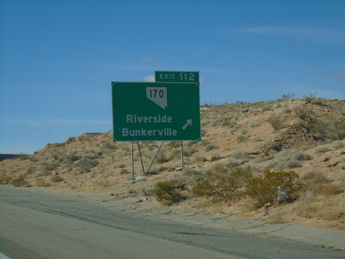 I-15 South - Exit 112