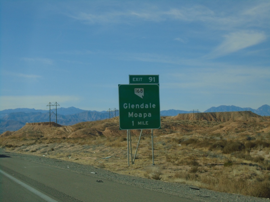 I-15 South - Exit 91