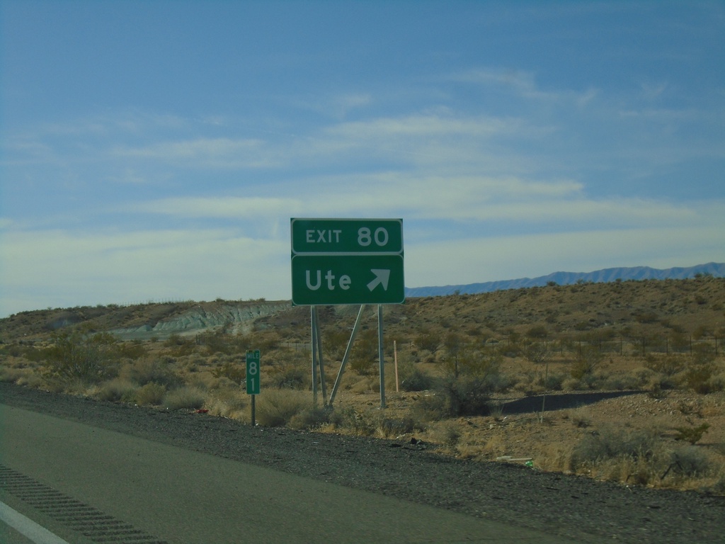 I-15 South - Exit 80