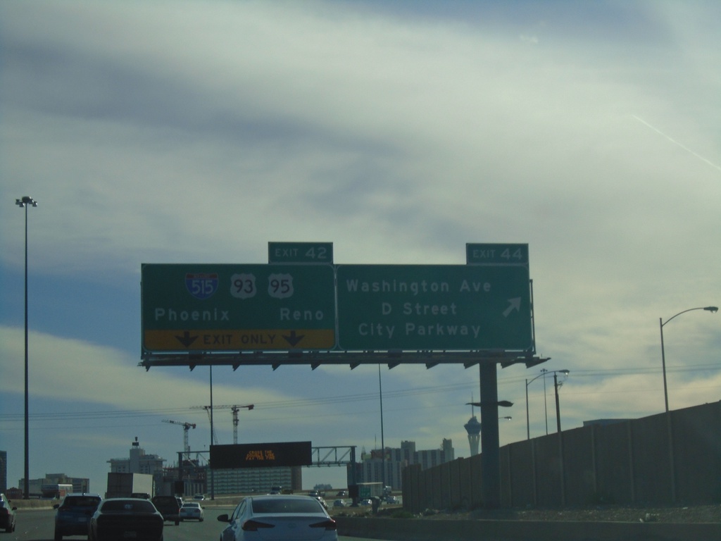 I-15 South - Exits 44 and 42