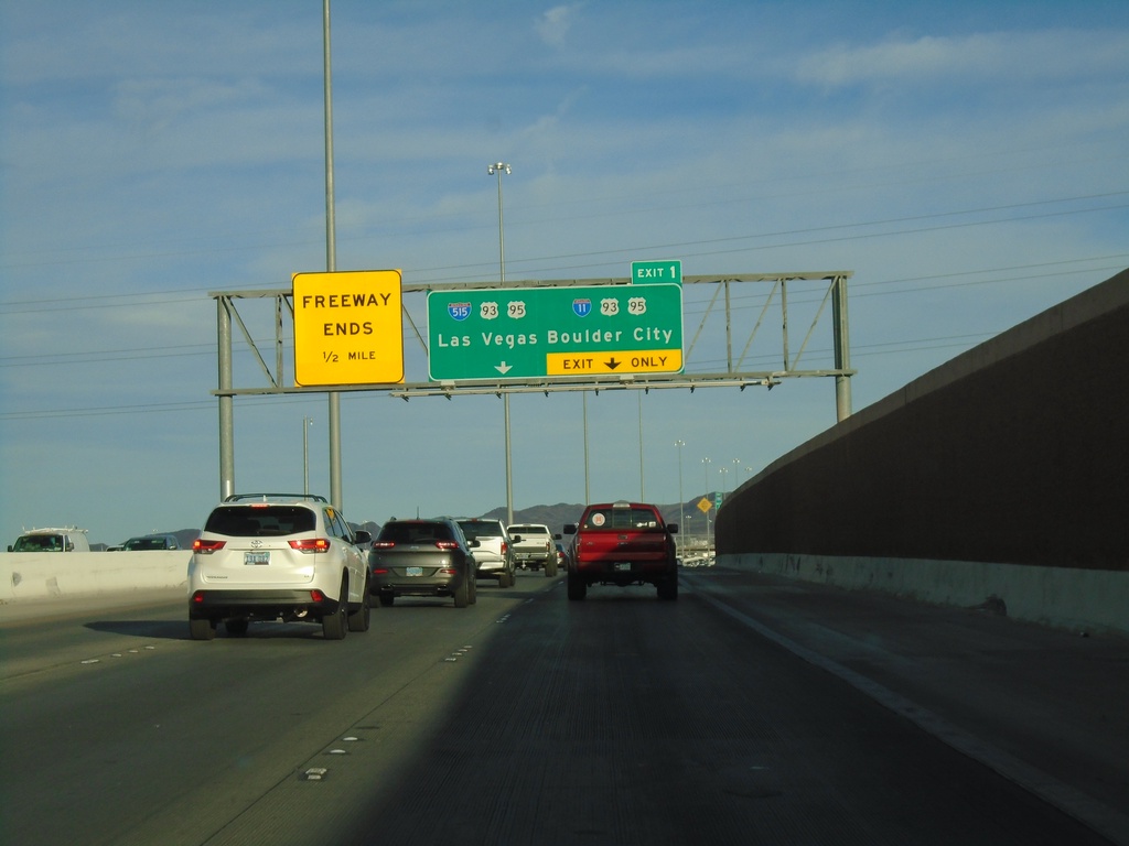 I-215 East Approaching Exit 1