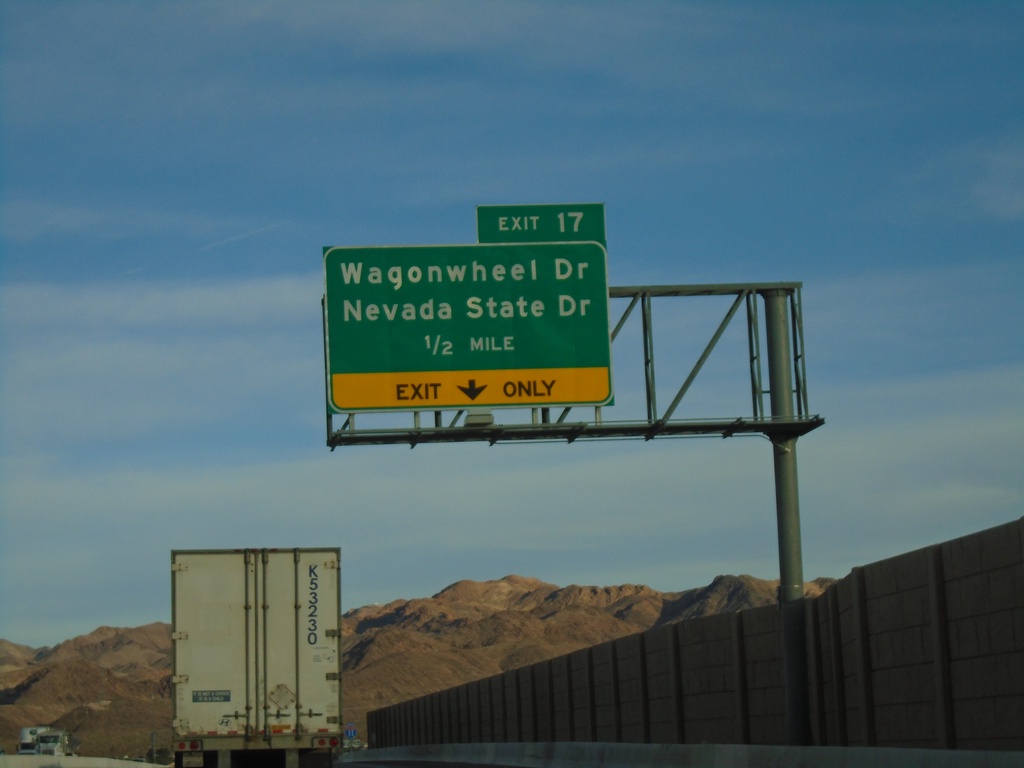 I-11 South - Exit 17