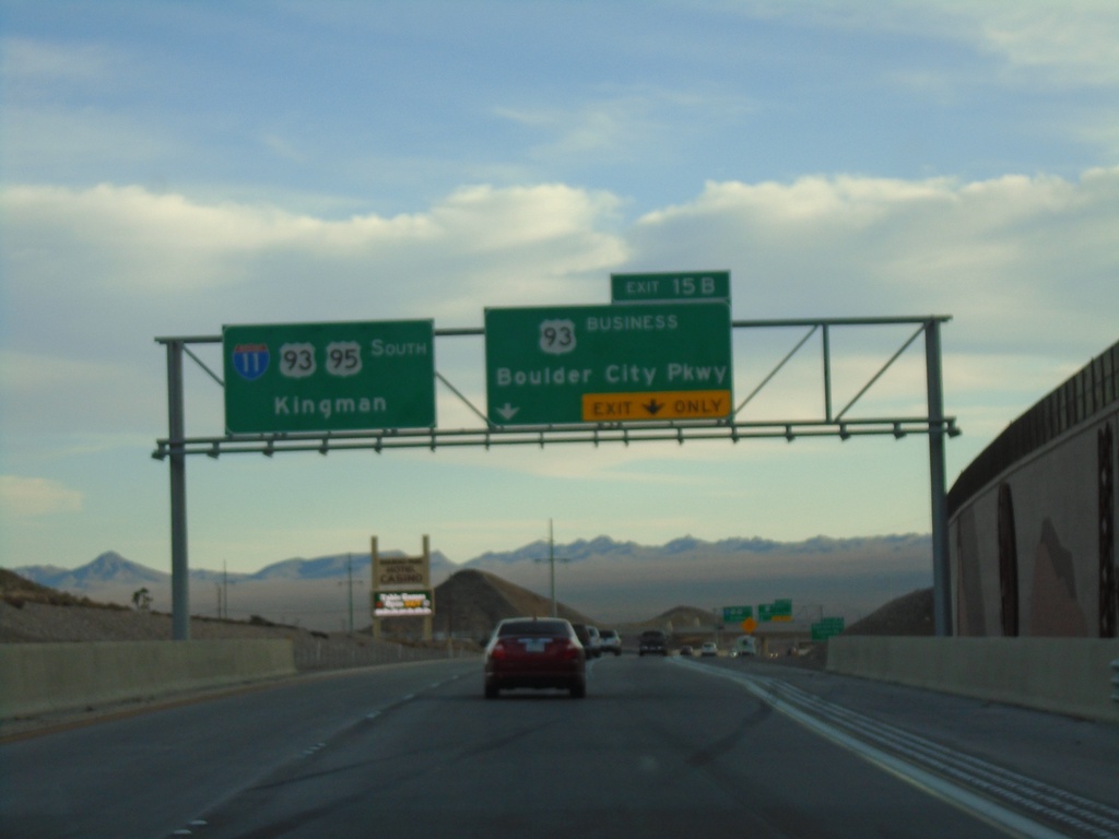 I-11 South - Exit 15B