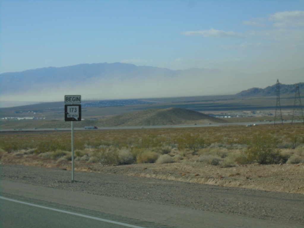 Begin NV-173 South - Boulder City